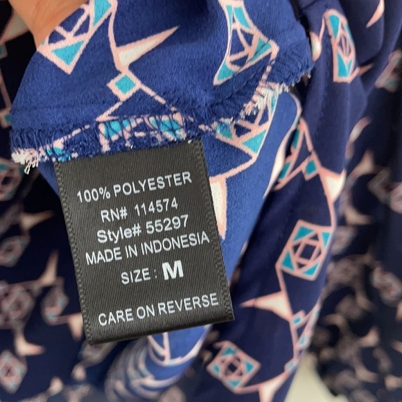 Pleione Wrap Front Long Sleeve Blouse - Picture 11 of 11